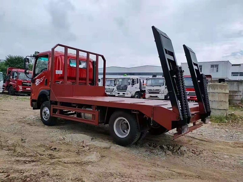 國六重汽王牌藍牌平板運輸車 國六重汽王牌藍牌平板運輸車
